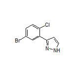 3-(5-Bromo-2-chlorophenyl)-1H-pyrazole