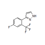 3-[4-Fluoro-2-(trifluoromethyl)phenyl]-1H-pyrazole