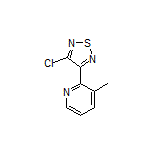 3-Chloro-4-(3-methyl-2-pyridyl)-1,2,5-thiadiazole