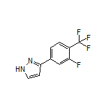 3-[3-Fluoro-4-(trifluoromethyl)phenyl]-1H-pyrazole