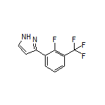 3-[2-Fluoro-3-(trifluoromethyl)phenyl]-1H-pyrazole