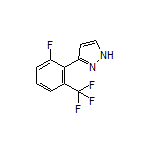 3-[2-Fluoro-6-(trifluoromethyl)phenyl]-1H-pyrazole