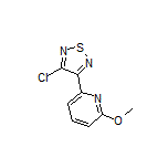 3-Chloro-4-(6-methoxy-2-pyridyl)-1,2,5-thiadiazole