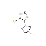 3-Chloro-4-(4-methyl-2-thiazolyl)-1,2,5-thiadiazole