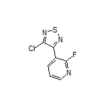 3-Chloro-4-(2-fluoro-3-pyridyl)-1,2,5-thiadiazole