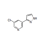 3-Chloro-5-(3-pyrazolyl)pyridine