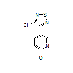 3-Chloro-4-(6-methoxy-3-pyridyl)-1,2,5-thiadiazole