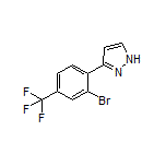 3-[2-Bromo-4-(trifluoromethyl)phenyl]-1H-pyrazole