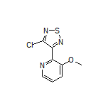 3-Chloro-4-(3-methoxy-2-pyridyl)-1,2,5-thiadiazole