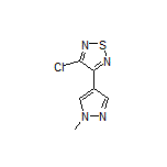 3-Chloro-4-(1-methyl-1H-pyrazol-4-yl)-1,2,5-thiadiazole