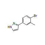 3-(4-Bromo-3-methylphenyl)-1H-pyrazole