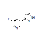 3-Fluoro-5-(3-pyrazolyl)pyridine