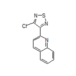 3-Chloro-4-(2-quinolyl)-1,2,5-thiadiazole