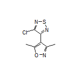 4-(4-Chloro-1,2,5-thiadiazol-3-yl)-3,5-dimethylisoxazole