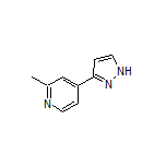 2-Methyl-4-(3-pyrazolyl)pyridine