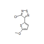 3-Chloro-4-(5-methoxy-2-thienyl)-1,2,5-thiadiazole