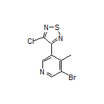 3-(5-Bromo-4-methyl-3-pyridyl)-4-chloro-1,2,5-thiadiazole