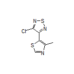 3-Chloro-4-(4-methyl-5-thiazolyl)-1,2,5-thiadiazole