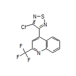 3-Chloro-4-[2-(trifluoromethyl)quinolin-4-yl]-1,2,5-thiadiazole