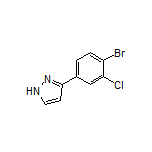 3-(4-Bromo-3-chlorophenyl)-1H-pyrazole