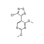 3-Chloro-4-(2,4-dimethoxy-5-pyrimidinyl)-1,2,5-thiadiazole