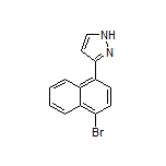 3-(4-Bromo-1-naphthyl)pyrazole