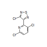 3-Chloro-4-(3,6-dichloro-2-pyridyl)-1,2,5-thiadiazole