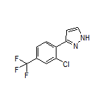 3-[2-Chloro-4-(trifluoromethyl)phenyl]-1H-pyrazole