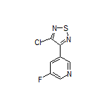 3-Chloro-4-(5-fluoro-3-pyridyl)-1,2,5-thiadiazole