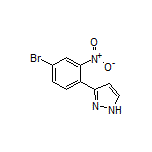 3-(4-Bromo-2-nitrophenyl)-1H-pyrazole