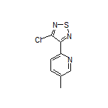 3-Chloro-4-(5-methyl-2-pyridyl)-1,2,5-thiadiazole