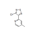 3-Chloro-4-(4-methyl-2-pyridyl)-1,2,5-thiadiazole