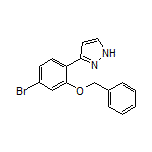 3-[2-(Benzyloxy)-4-bromophenyl]-1H-pyrazole