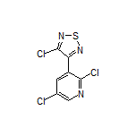 3-Chloro-4-(2,5-dichloro-3-pyridyl)-1,2,5-thiadiazole