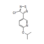 3-Chloro-4-(6-isopropoxy-3-pyridyl)-1,2,5-thiadiazole