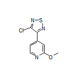 3-Chloro-4-(2-methoxy-4-pyridyl)-1,2,5-thiadiazole