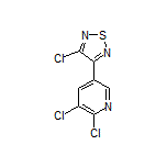 3-Chloro-4-(5,6-dichloro-3-pyridyl)-1,2,5-thiadiazole