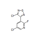 3-Chloro-4-(5-chloro-2-fluoro-3-pyridyl)-1,2,5-thiadiazole