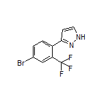 3-[4-Bromo-2-(trifluoromethyl)phenyl]-1H-pyrazole