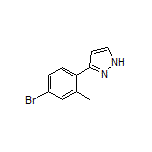 3-(4-Bromo-2-methylphenyl)-1H-pyrazole