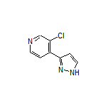 3-Chloro-4-(3-pyrazolyl)pyridine