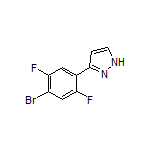 3-(4-Bromo-2,5-difluorophenyl)-1H-pyrazole