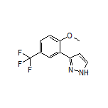 3-[2-Methoxy-5-(trifluoromethyl)phenyl]-1H-pyrazole