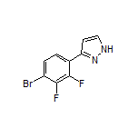 3-(4-Bromo-2,3-difluorophenyl)-1H-pyrazole