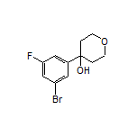 4-(3-Bromo-5-fluorophenyl)tetrahydro-2H-pyran-4-ol