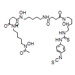N1-Hydroxy-N1-[5-[4-[hydroxy[5-[3-(4-isothiocyanatophenyl)thioureido]pentyl]amino]-4-oxobutanamido]pentyl]-N4-[5-(N-hydroxyacetamido)pentyl]succinamide