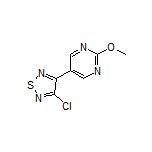 3-Chloro-4-(2-methoxy-5-pyrimidinyl)-1,2,5-thiadiazole