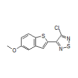 3-Chloro-4-(5-methoxybenzo[b]thiophen-2-yl)-1,2,5-thiadiazole