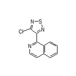 3-Chloro-4-(isoquinolin-1-yl)-1,2,5-thiadiazole