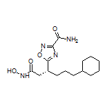 (R)-5-[6-Cyclohexyl-1-(hydroxyamino)-1-oxo-3-hexyl]-1,2,4-oxadiazole-3-carboxamide